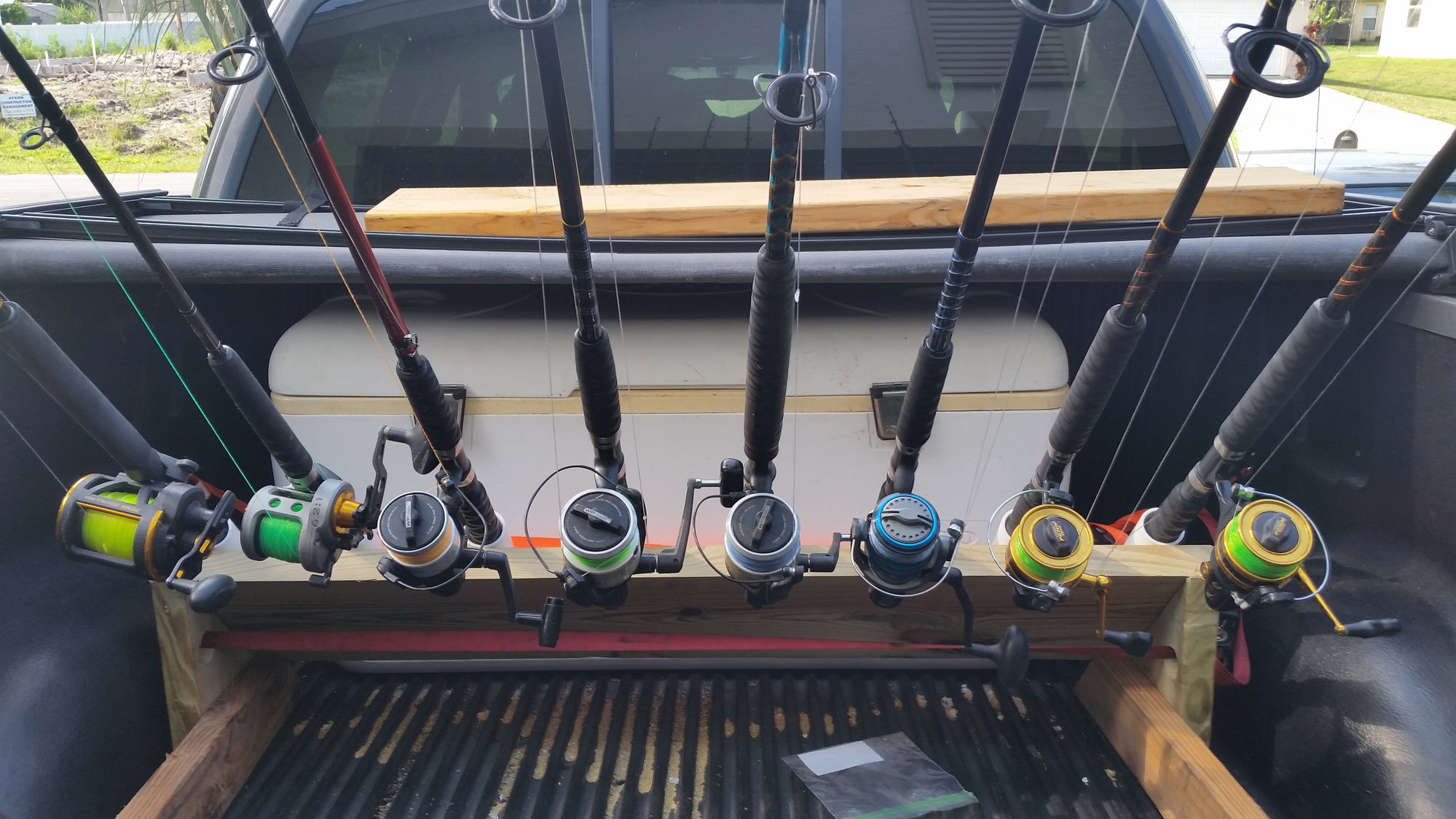 Rod holder ideas for pickup - The Hull Truth - Boating and Fishing