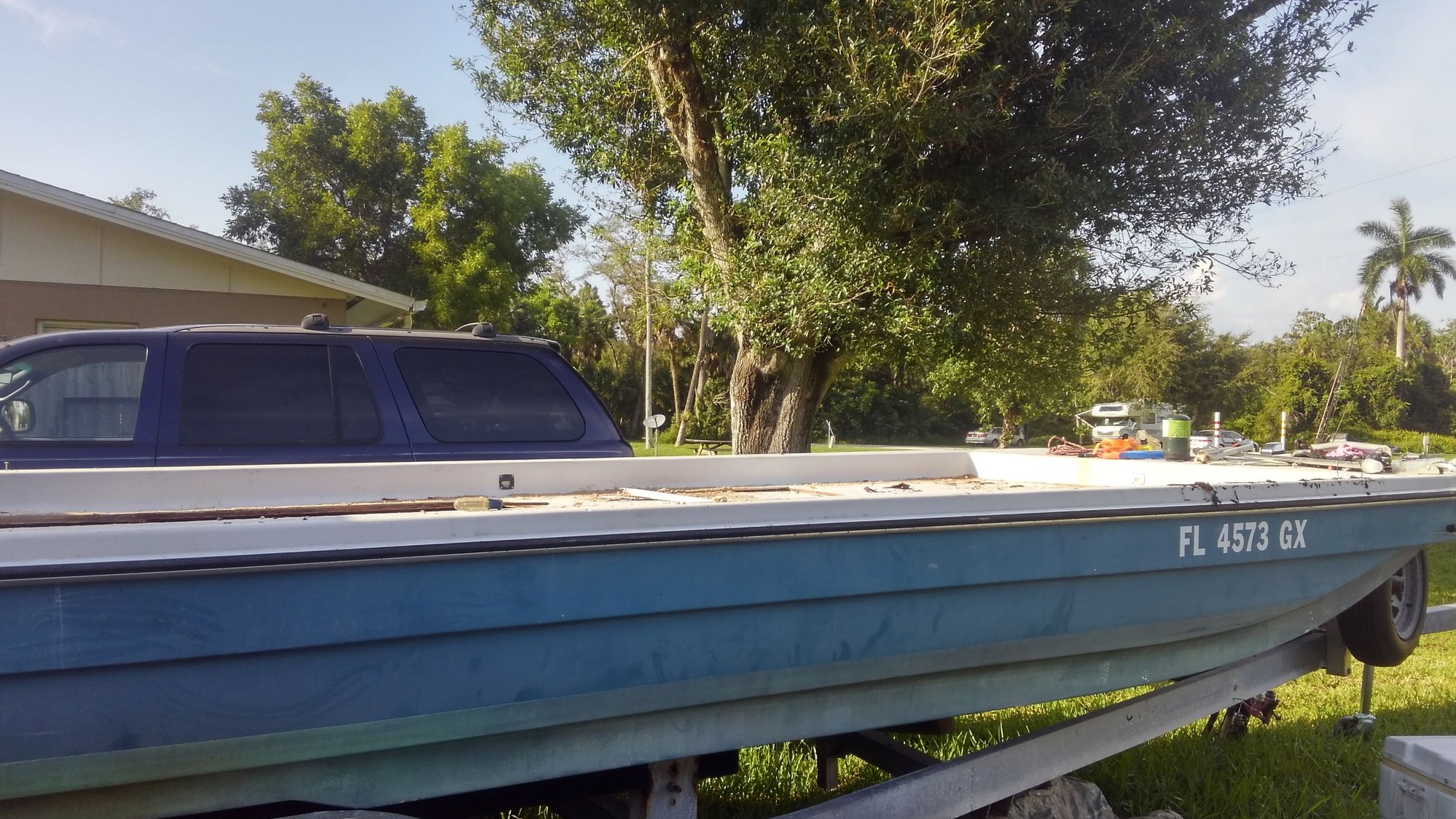 1989 Hurricane deck boat center console conversion (Build Thread