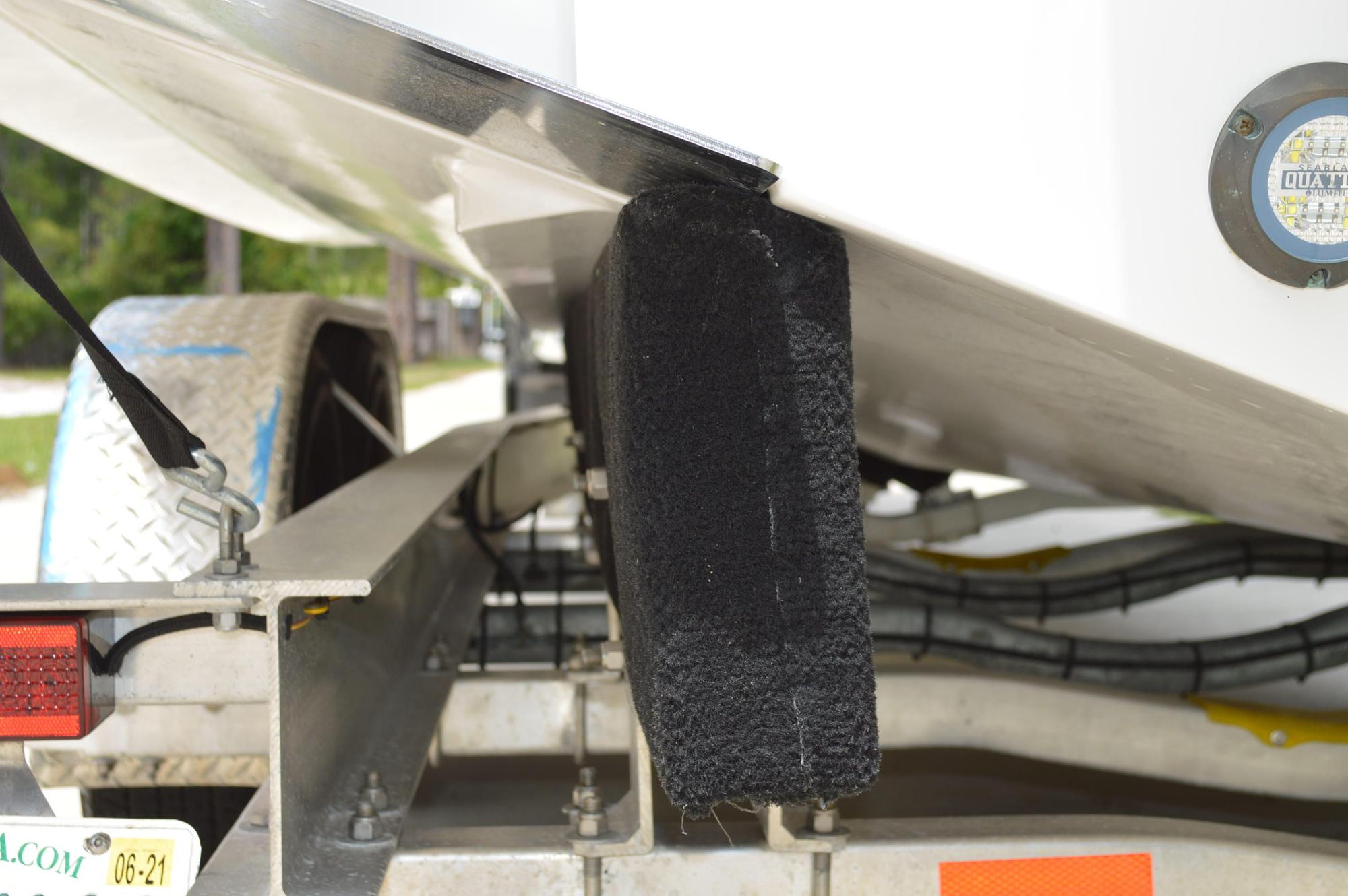 Are my trailer bunks placement incorrect??? PICS The Hull Truth