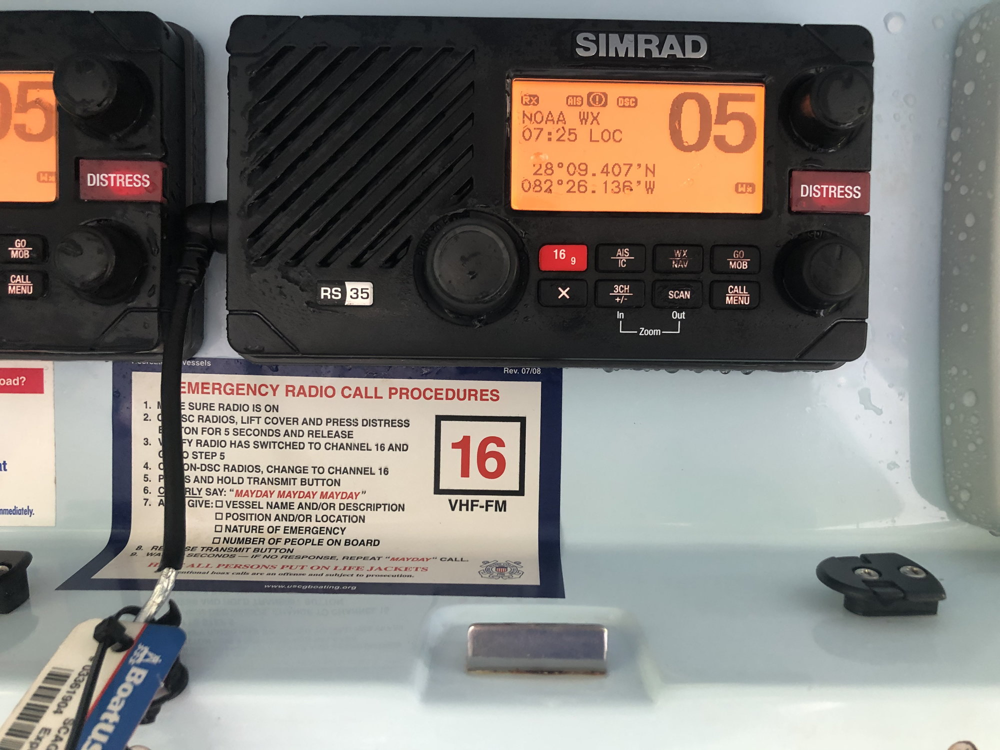 V50 VHF Marine Radio