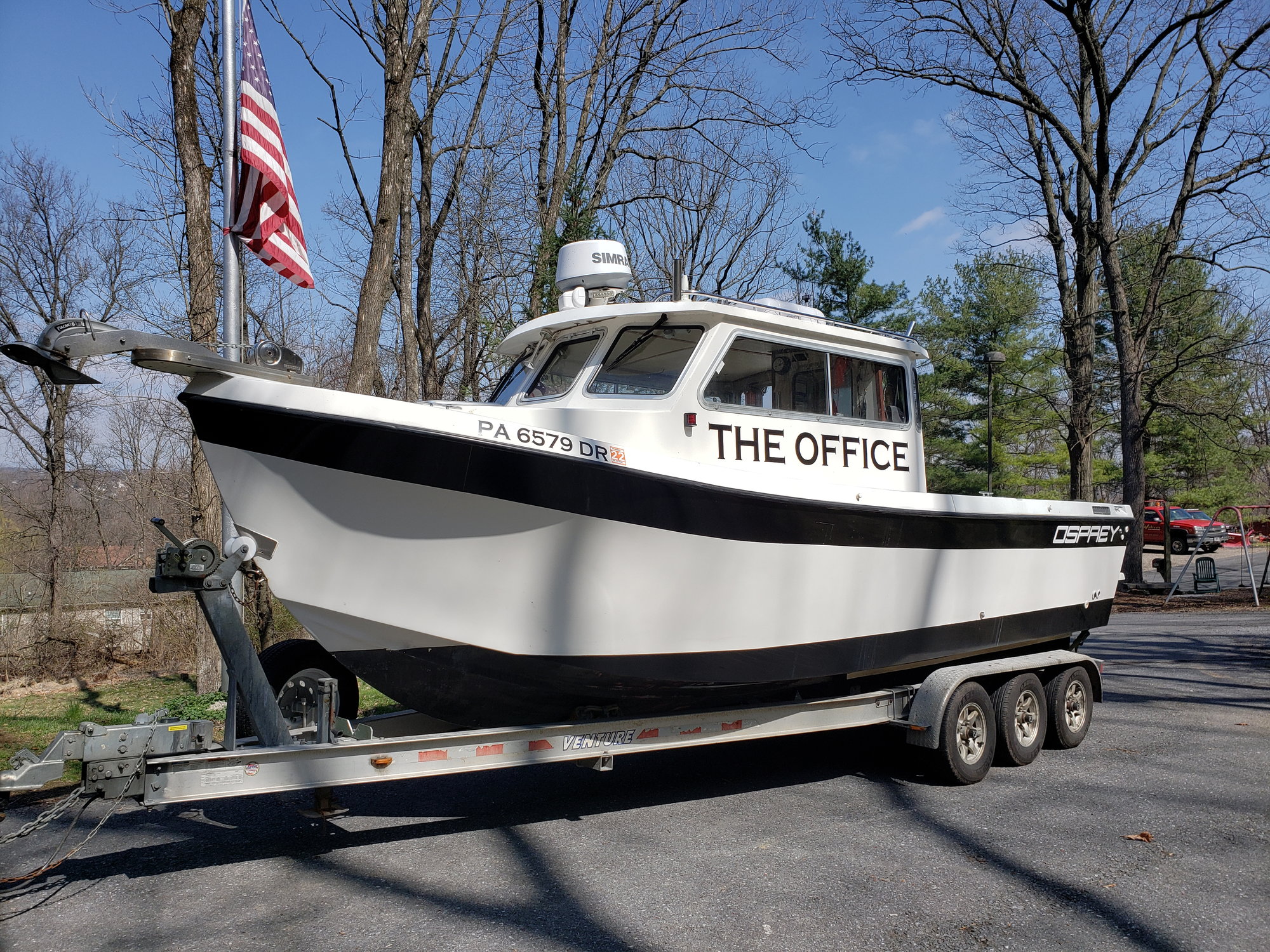 the osprey fishing boat