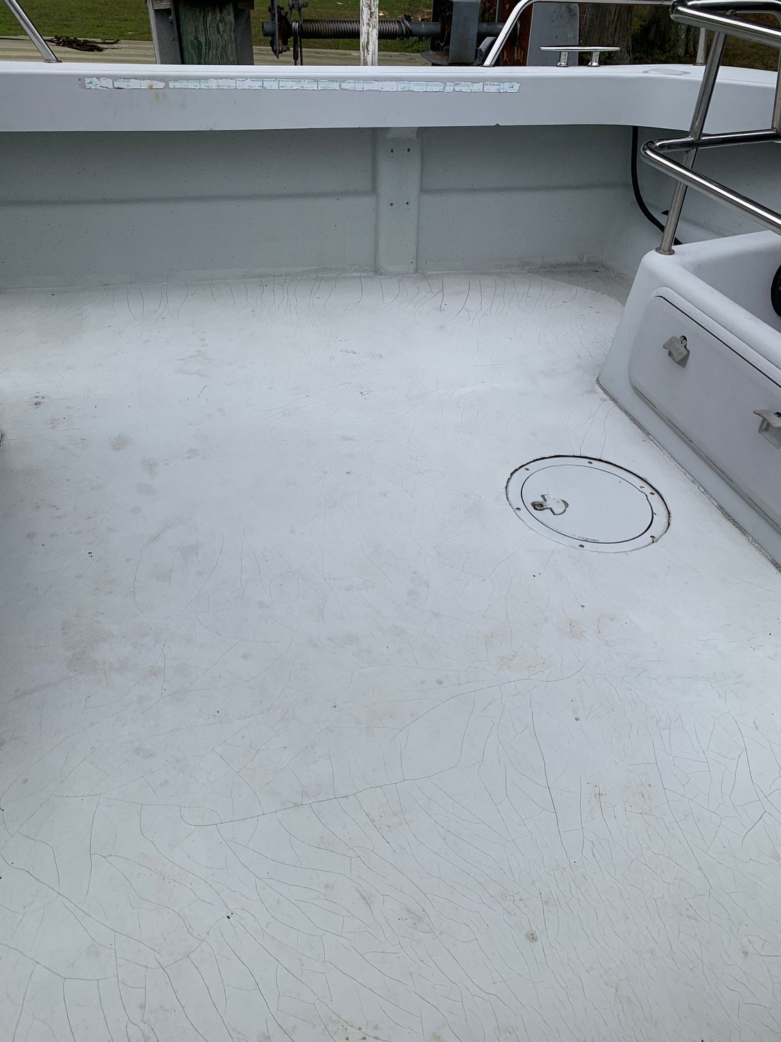 Suggestions for repairing surface cracks in deck The Hull Truth