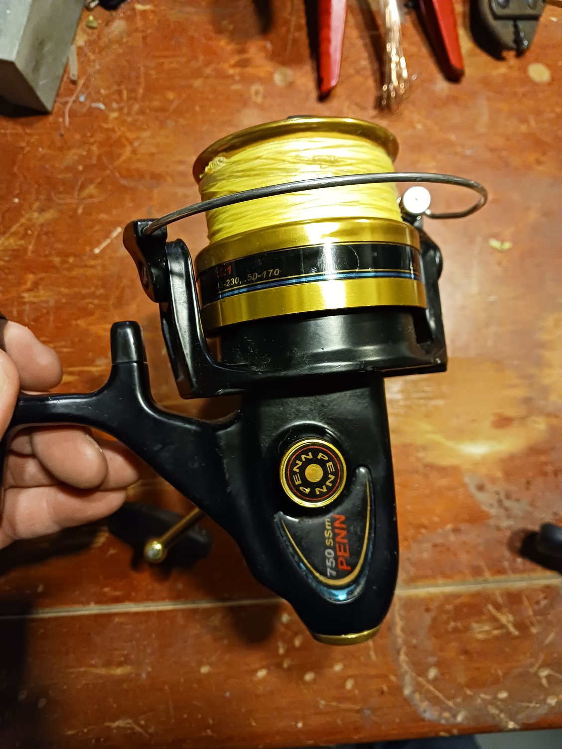 SOLD Penn 750ss high speed reel with anodized aluminum power T handle $85  shipped - The Hull Truth - Boating and Fishing Forum