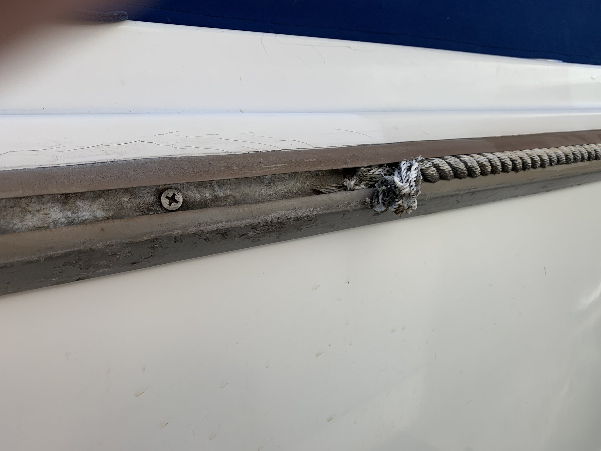 How replace rope rub rail?? - The Hull Truth - Boating and Fishing Forum