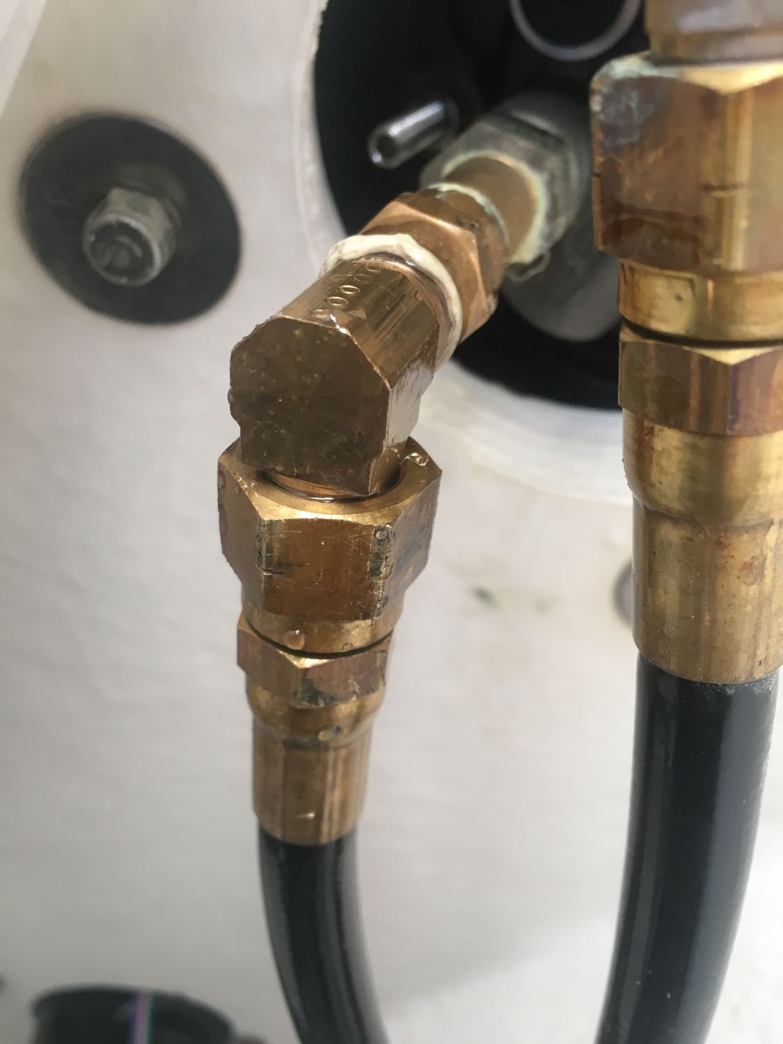 SeaStar fitting leak (pics included) The Hull Truth Boating and