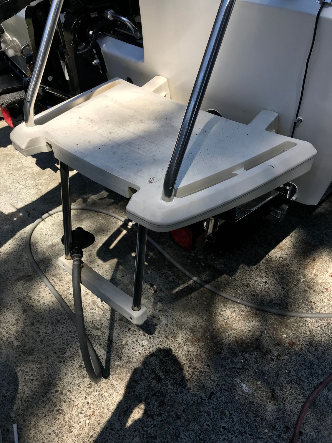 Bayliner Swim Platform Ladder Retention? The Hull Truth Boating and