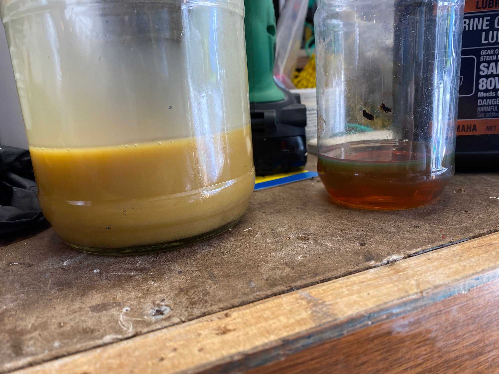 Marine Gearcase Lube color , Water? The Hull Truth Boating and Fishing Forum