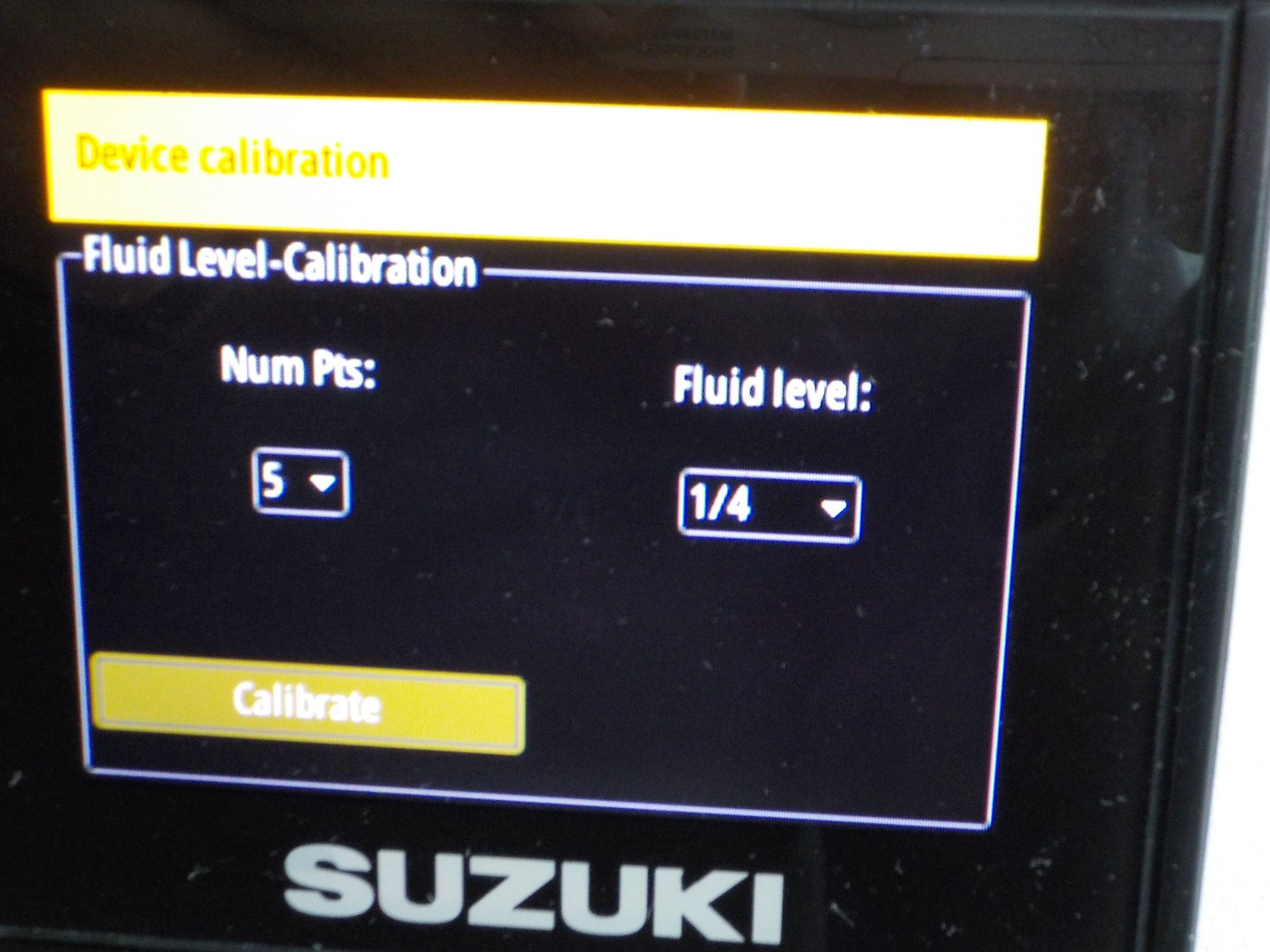 Suzuki C10 and Simrad fuel level calibration pictorial The Hull Truth