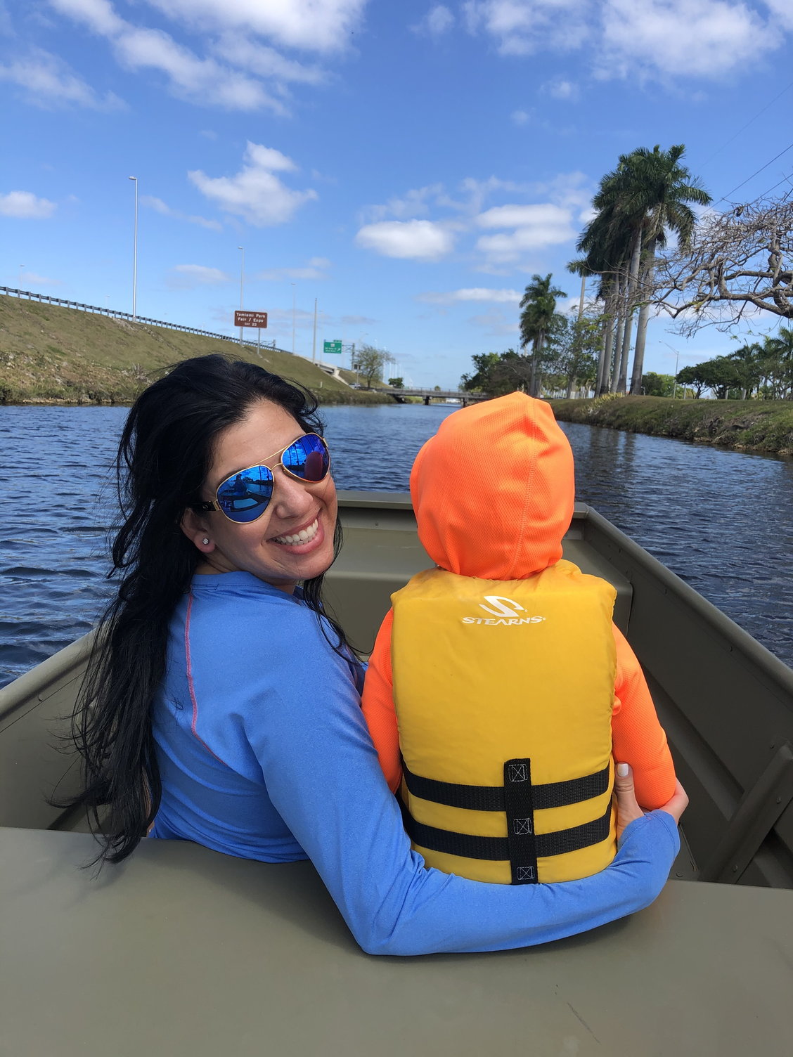 lady in blue yacht owner