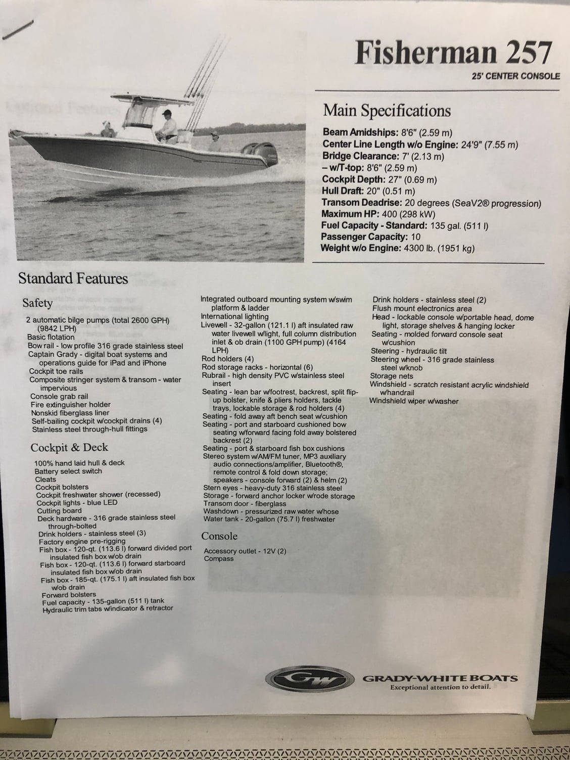 2019 Grady-White 257 Fisherman - The Hull Truth - Boating and Fishing Forum