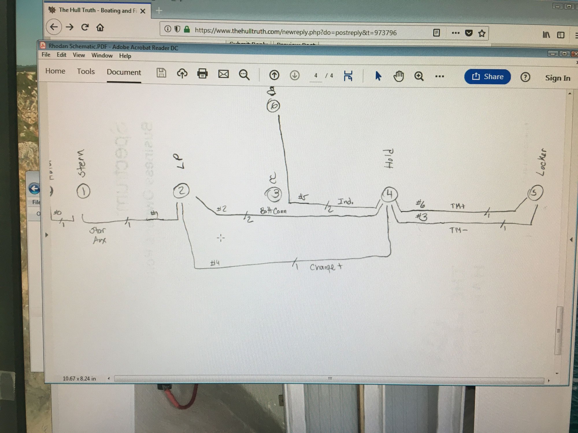 Installing a Rhodan Trolling Motor w/o Fouling Anything at the Bow