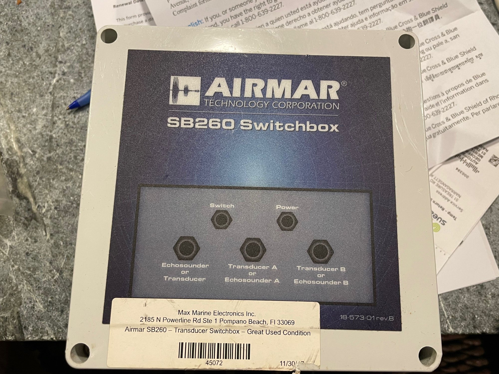 Airmar SB260 Switch - The Hull Truth - Boating and Fishing Forum