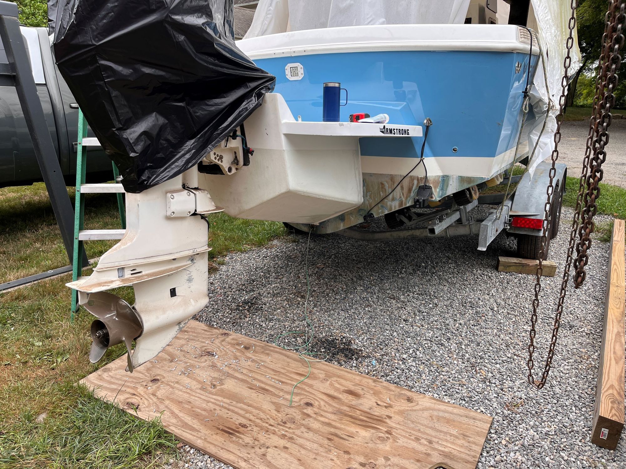 the original (sort of) Help with outboard height on bracket Formula The Hull Truth Boating