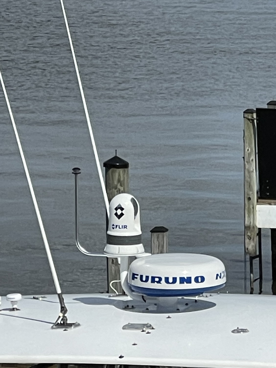 Flir camera mounted next to Radar - The Hull Truth - Boating and