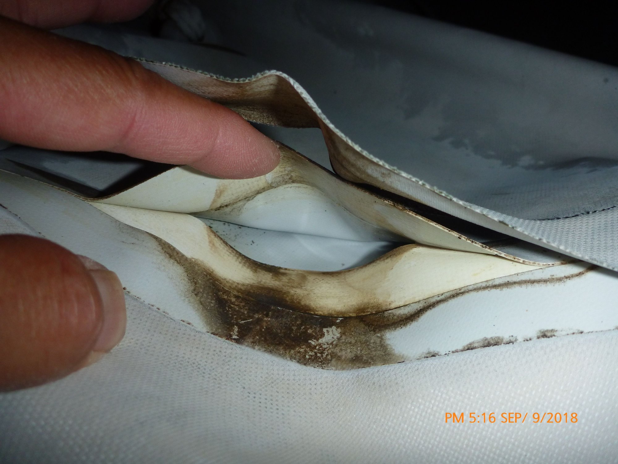 Inflatable/dingy/tender seam repair. Tips and appreciated
