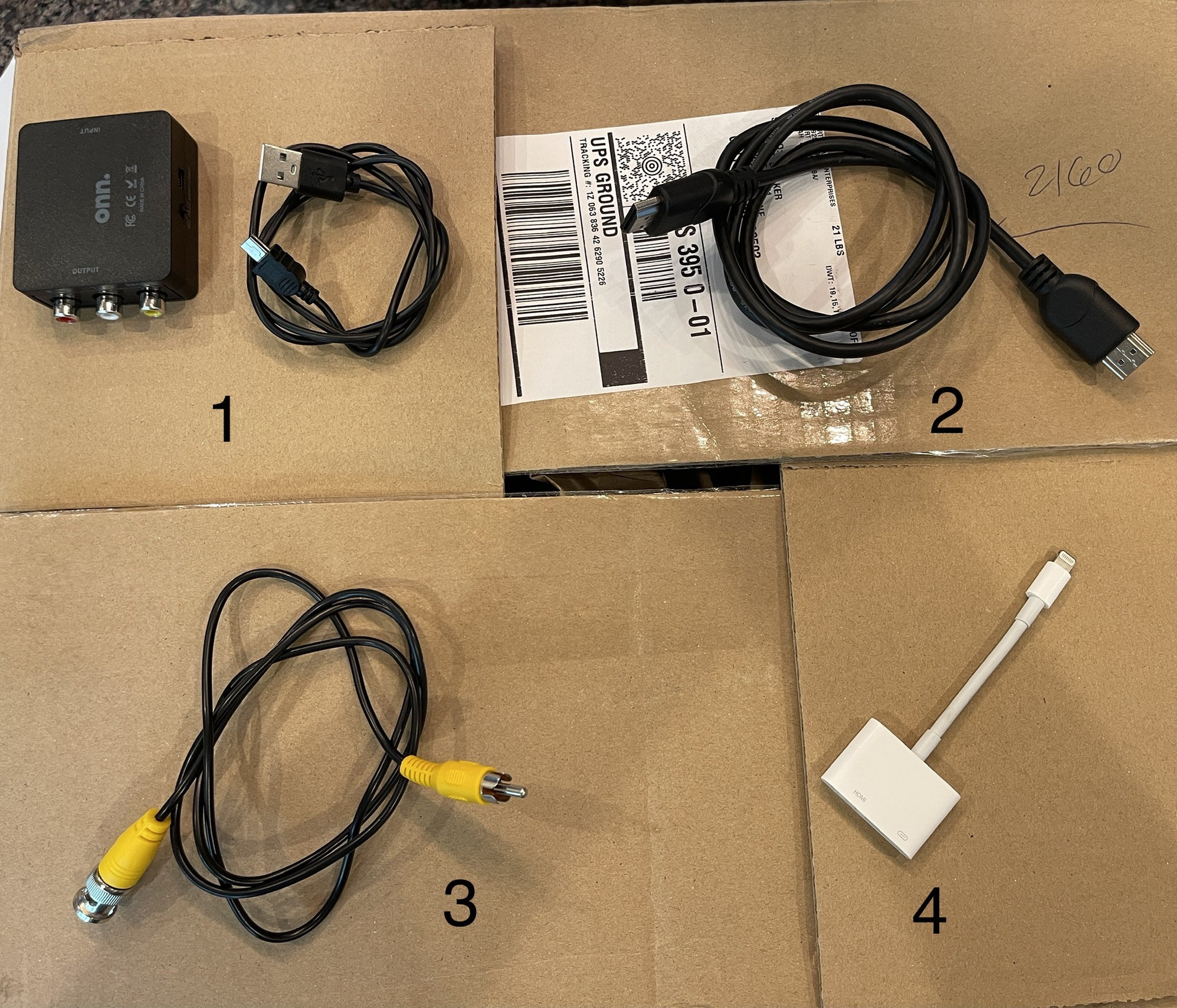 onn. HDMI Multi-Connector Cable 