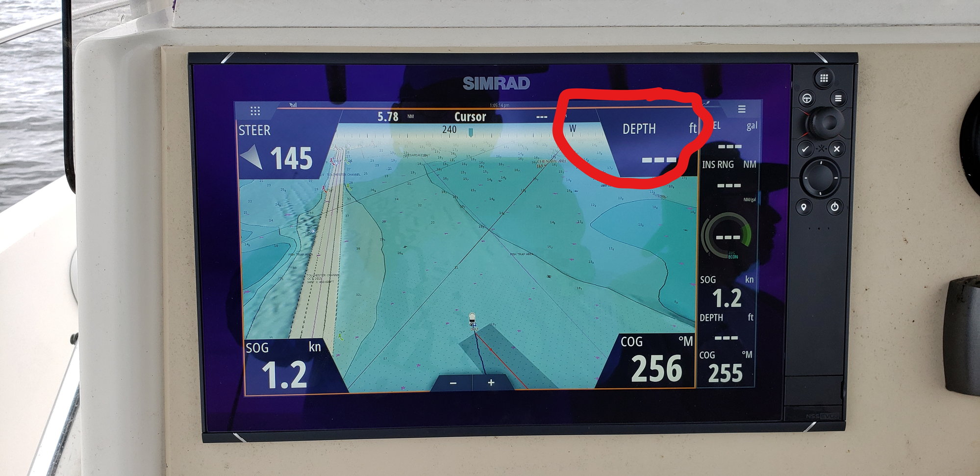 Simrad NSS16 Evo3 depth input problem The Hull Truth Boating and