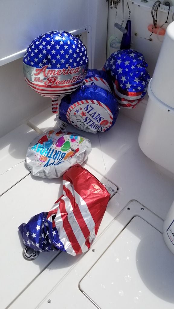 Helium party balloons on the ocean - The Hull Truth - Boating and