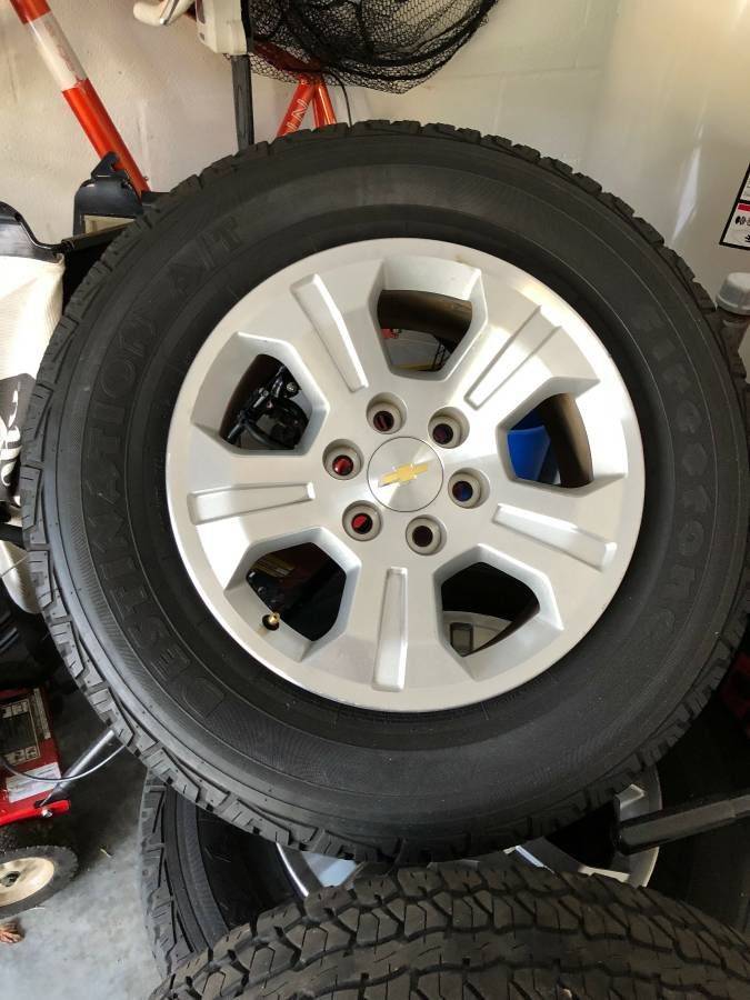 2014+ Silverado Z71 Stock Rims and Tires (18