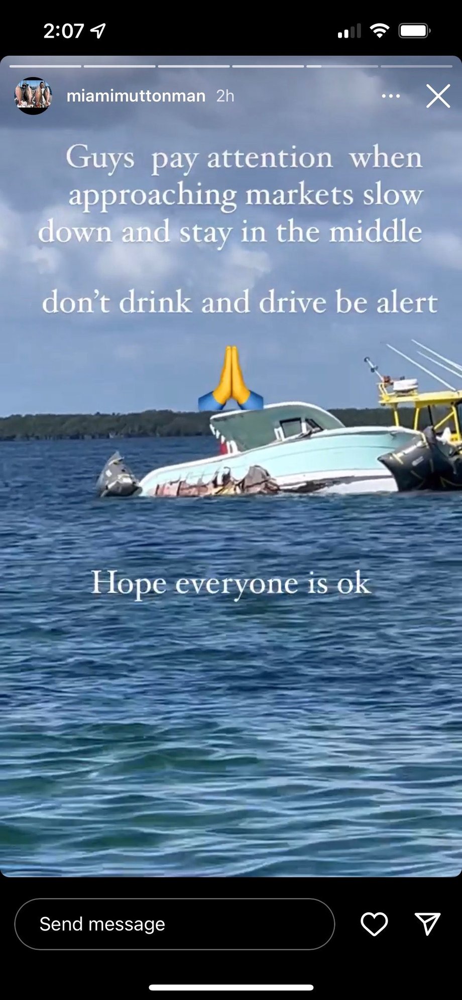 Boating Accident Near Boca Chita Key Leaves Several Hurt, 3 in Critical