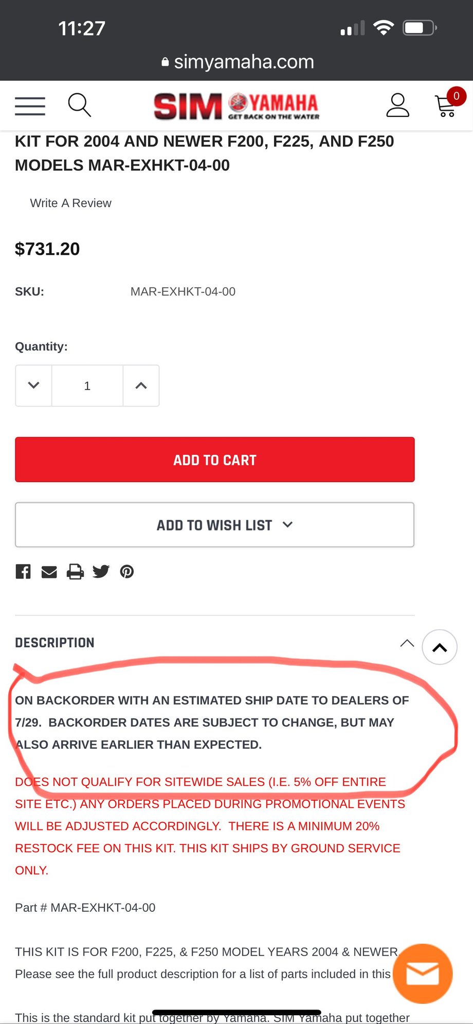 Yamaha F250 exhaust repair kit The Hull Truth Boating and Fishing Forum