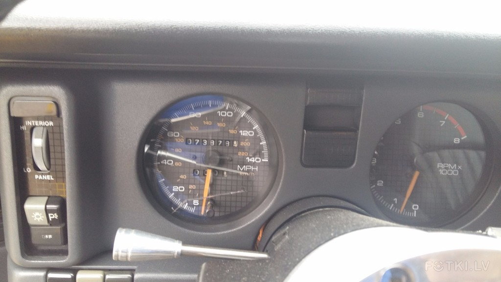 Before and After, tried polishing gauge cluster plastic with