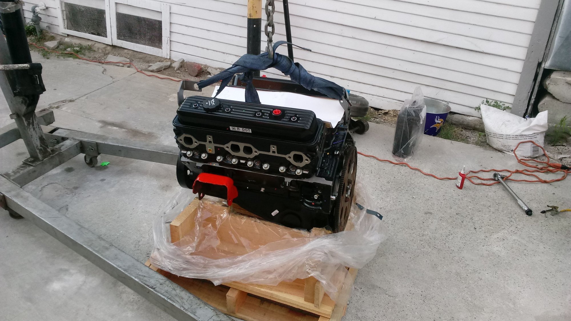 Vortec swap 700R4 flexplate alignment issue Third Generation FBody