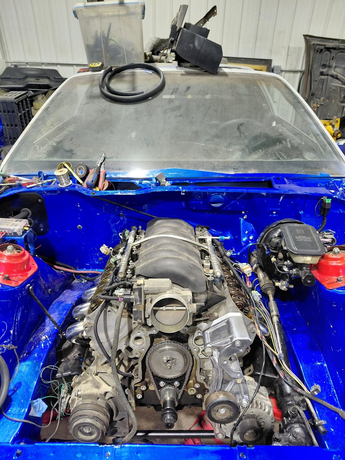 almost done with the engine bay