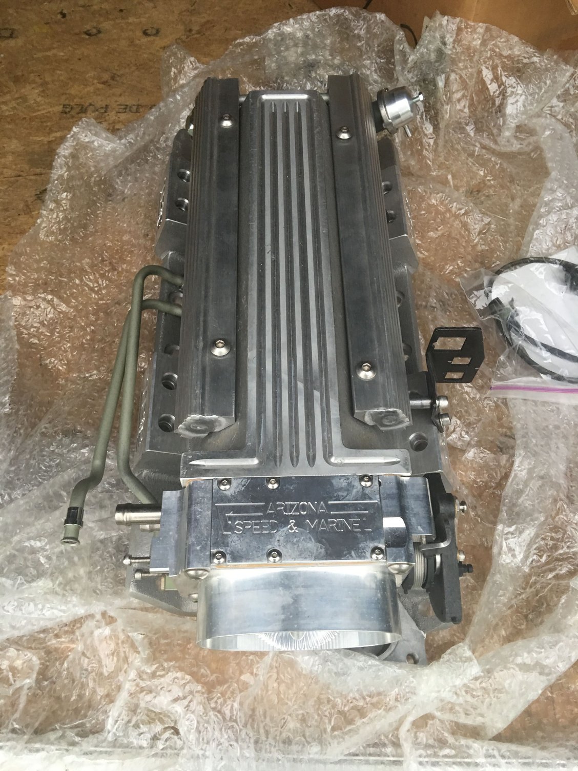 BNIB TPIS Miniram with fuel rail kit & Arizona speed & marine 58mm TB