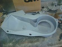 Primer on the back side of the heater box.