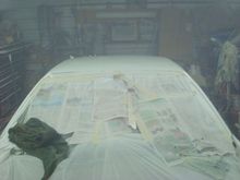 Front view. I'll lightly hand block it to reveal the existing high and low spots and then correct them as needed.