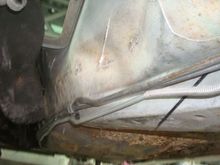 Fuel lines and brake lines are all new but I sprayed them with an acid to start them so they dont look so new.