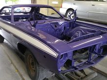 The Mopar geting the Graveyard Cars type restoration. Note the color is the new version not the classic color.