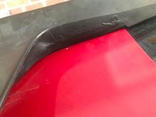 Flex seal after dried 