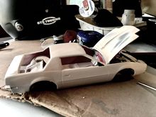 So bodywork is tedious, even on a 1/24 scale...
