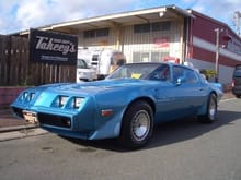 1980 Blue Turbo Trans Am sold new in Japan back in the day