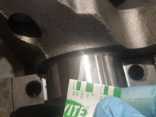 Front four bearings had 0.002" clearances, right at minimum side of specification