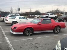 Spotted this nice 86 Z28 parked near my 84 today. It is a red on red tpi car. 