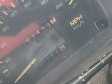 Odometer reading 