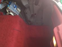 Relocation of OEM ECU to spare tire area