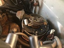 Take the time to remove the springs and lube the pivots with dielectric grease.  This distributor has lost not one degree of mechanical advance over the last 35 years because it’s been maintained.