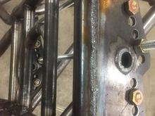 Brackets came out really good and tied in rear tubing nicely 