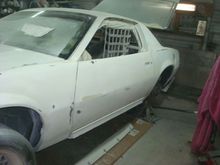 Another sanding pass on most of the driver side.