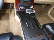 Installed the era correct shifter plate!  Makes TLS happy.  