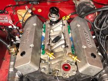 I mocked everything up like 10 times so the fittings were just right to clear everything. I will upload more pictures of the afpr tomorrow but under 11.8 psi of boost I now have 6x.x psi of fuel and base psi key on engine off is at 55 and engine on idle it’s around 43 I believe. Btw the line is rated for e85 and the line and fittings are all an/jic I ordered form our local hydraulic store, saved around $300 than going with summit or speedway.