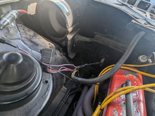 I know I don't have the correct box, it's some custom-made thing someone else put in before me. And I know what's missing the  pictures, I am the one who removed it. 