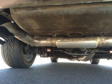 4" Single Exhaust off of Heath Elmer's 1985 Macho TA