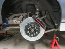 Rear suspension complete