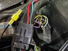 2 purple wires getting hot at the blower resistor