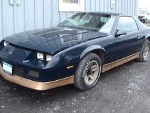 Paint Code WA8596 Dark Blue for a 1985 Camaro